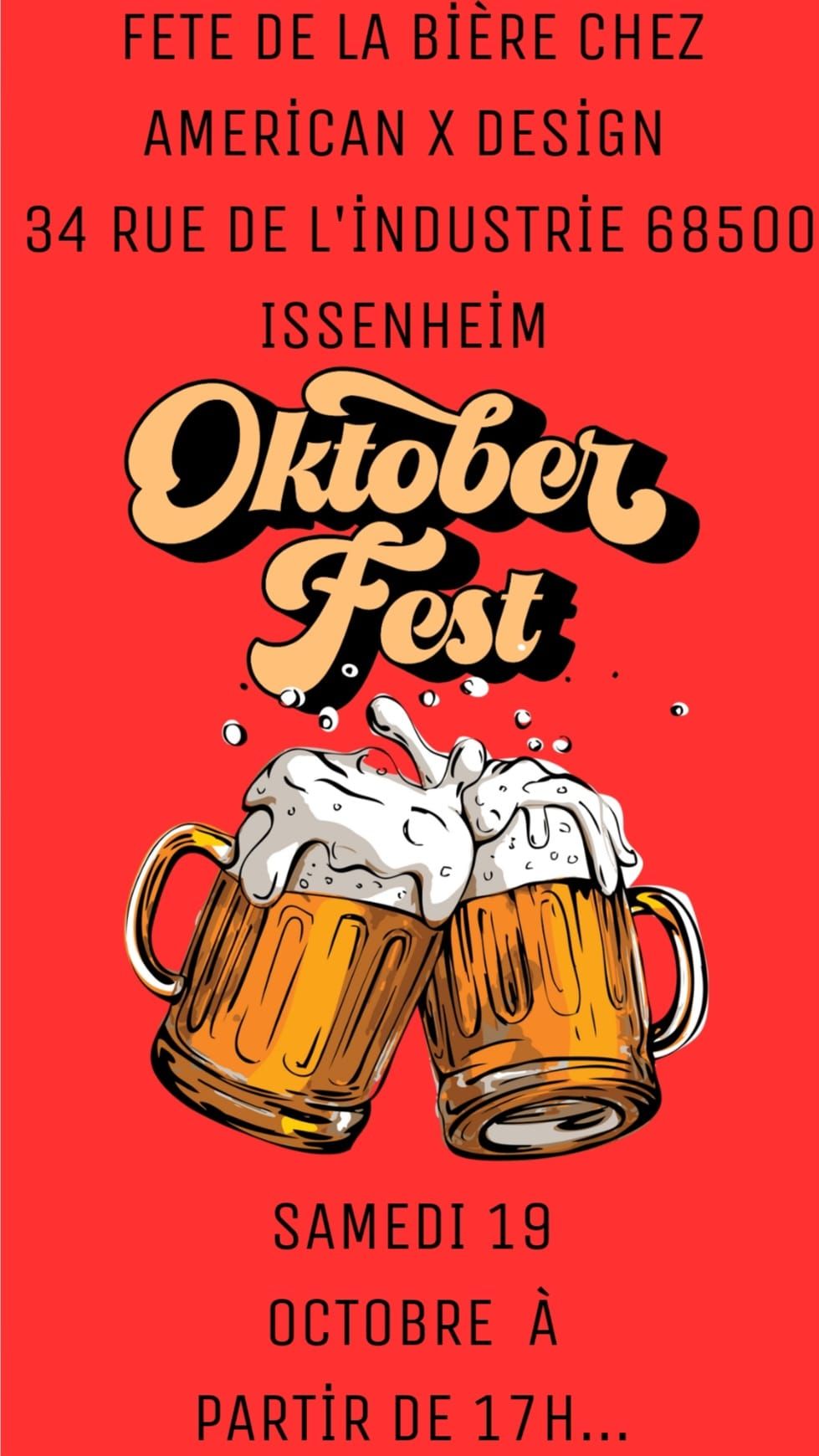 Oktoberfest American X Design F\u00eate De La Bi\u00e8re \ud83c\udf7a 