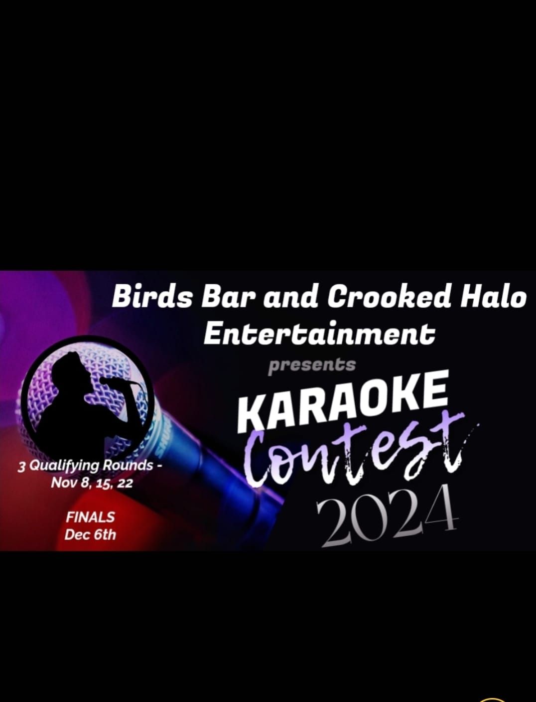 3rd qualifying round-BIRDS BAR ANNUAL KARAOKE CONTEST 2024 