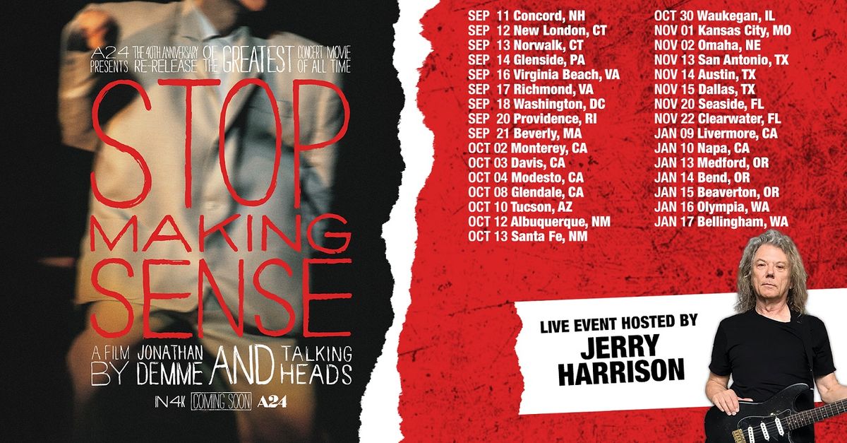 STOP MAKING SENSE: A Film by Jonathan Demme and Talking Heads - Omaha