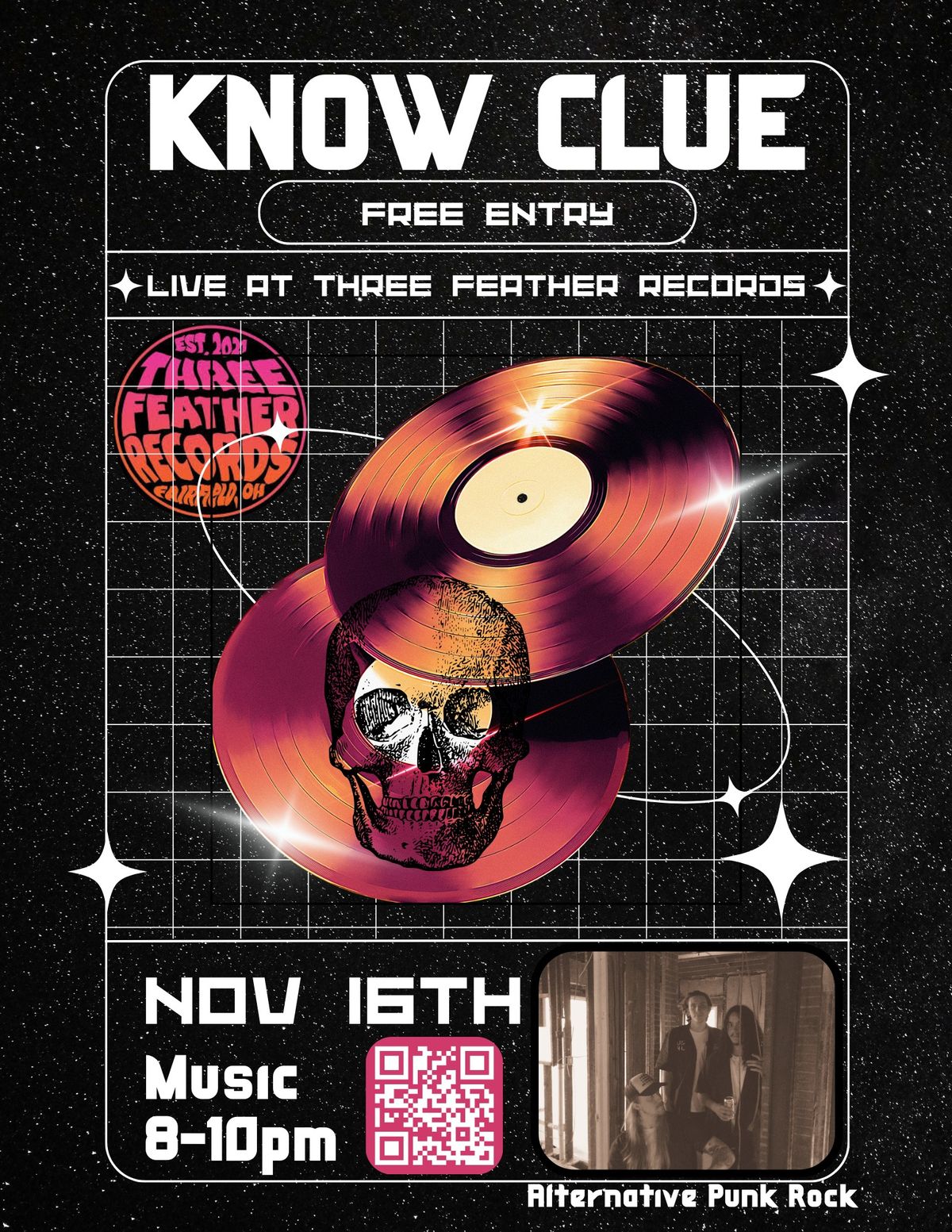 Know Clue at Three Feather Records