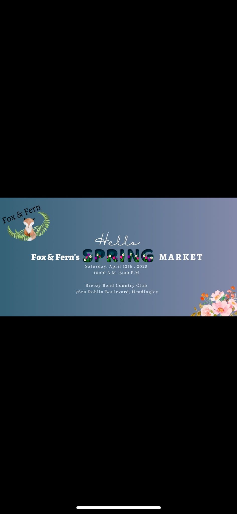 Fox and Fern\u2019s Annual \u2018Hello Spring\u2019 Market!