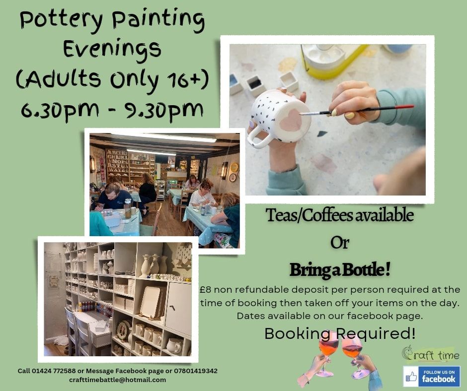 Adult Pottery painting