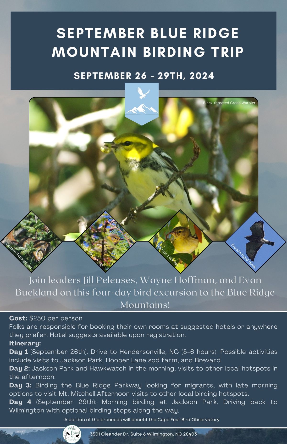 Blue Ridge Mountain Birding Trip