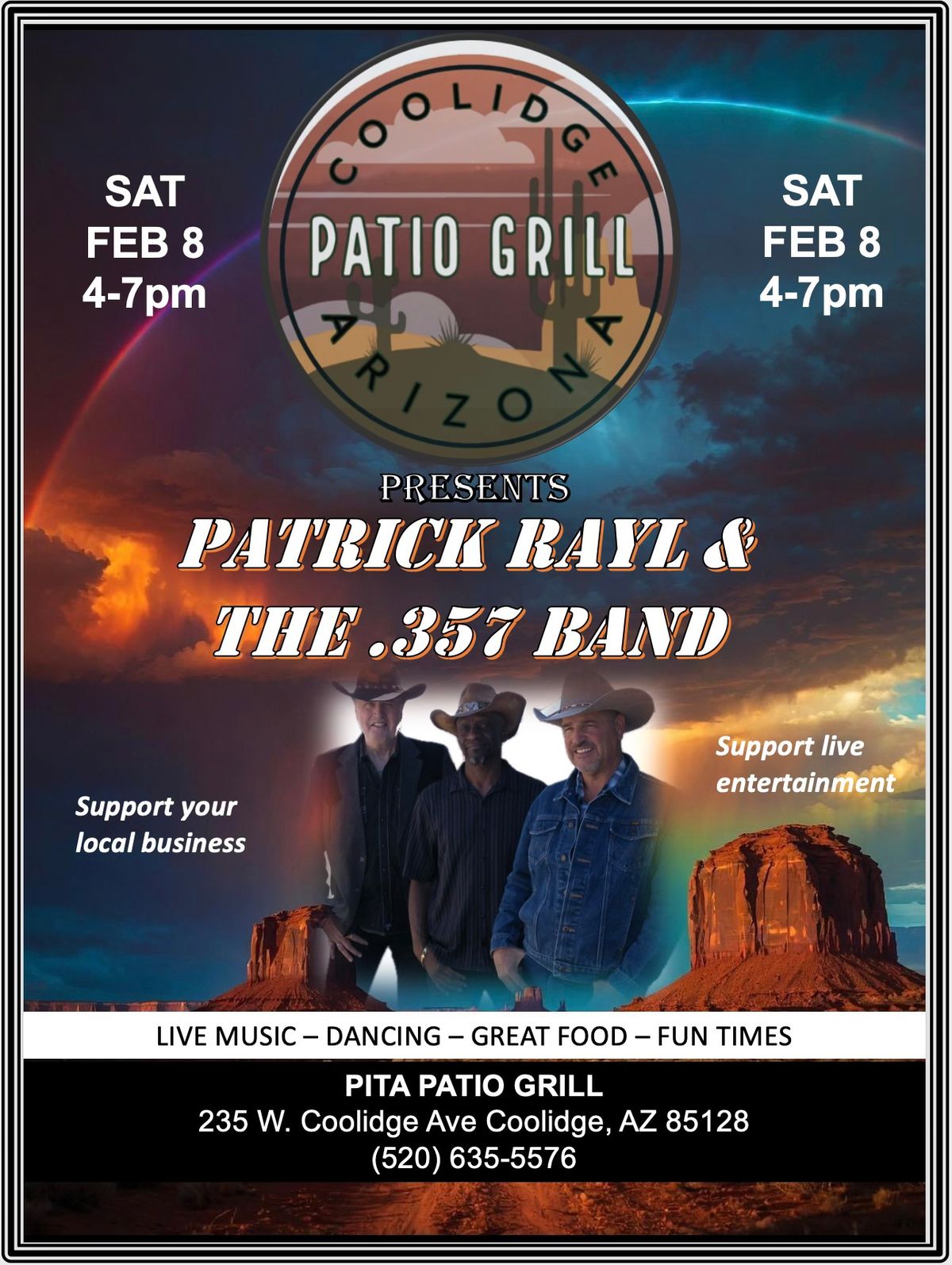 PATRICK RAYL & THE 357 BAND