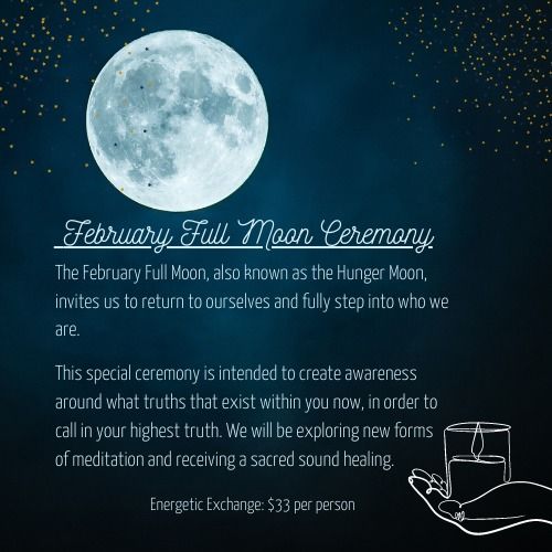 February Full Moon Ceremony, Wi2 CoLab, Glendale, 4 February 2023