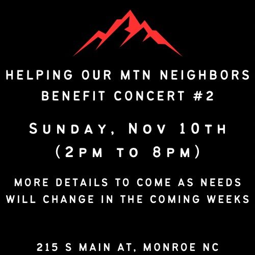 Helping Our MTN Neighbors Disaster Relief Concert