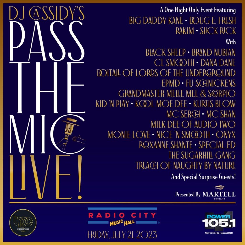 DJ Cassidys Pass The Mic Live