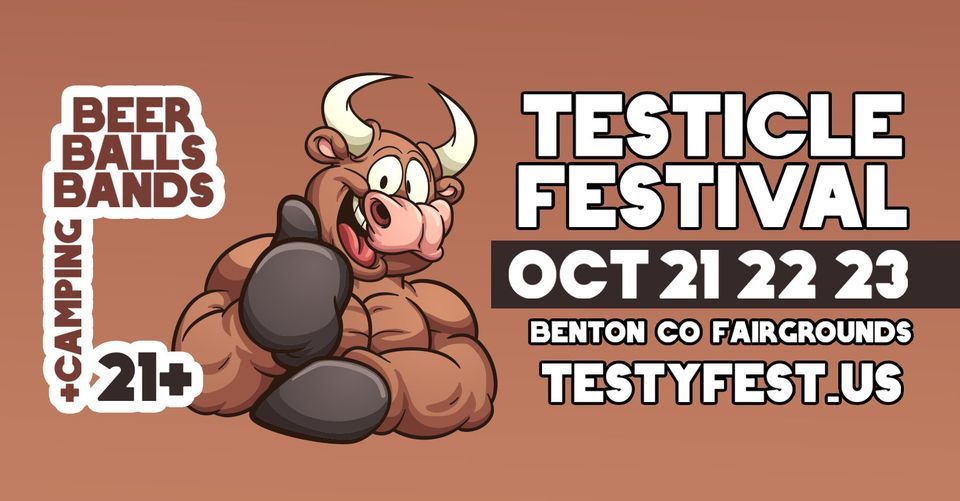 EVENT Bentonville Testicle Festival, 7640 SW Regional Airport Blvd