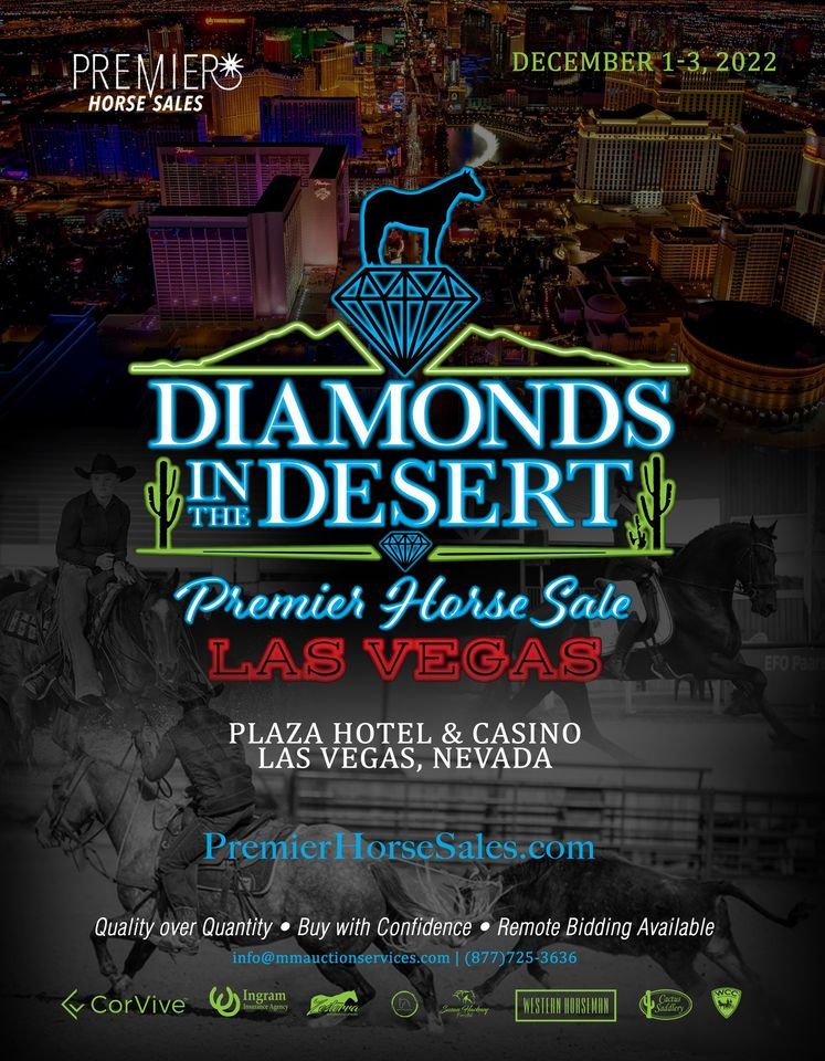 2022 Diamonds in the Desert Premier Horse Sale LAS VEGAS, Plaza Hotel