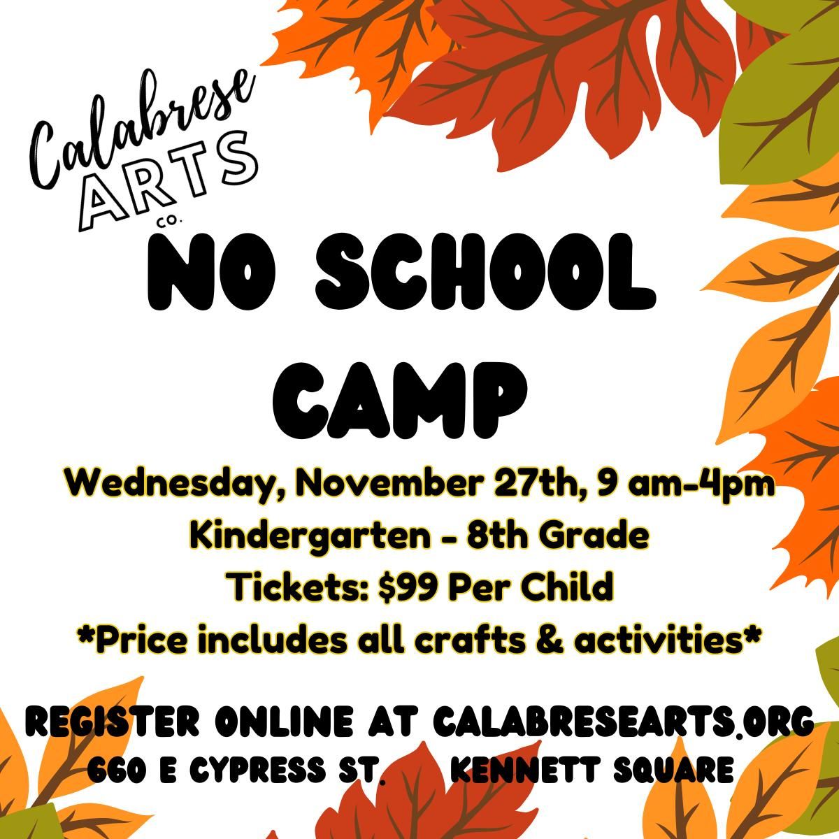 No School Camp - November 27