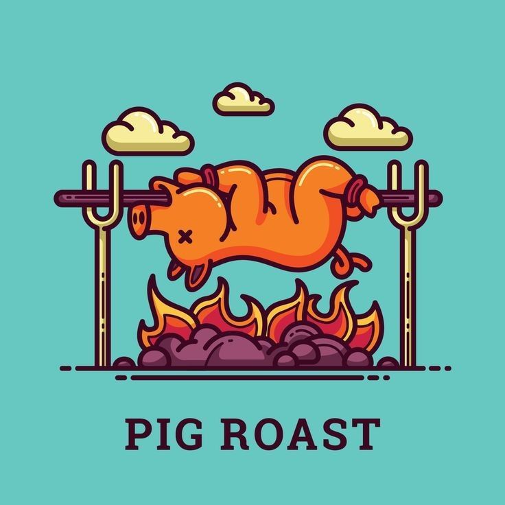 Pig Roast During Browns Vs Pittsburgh 