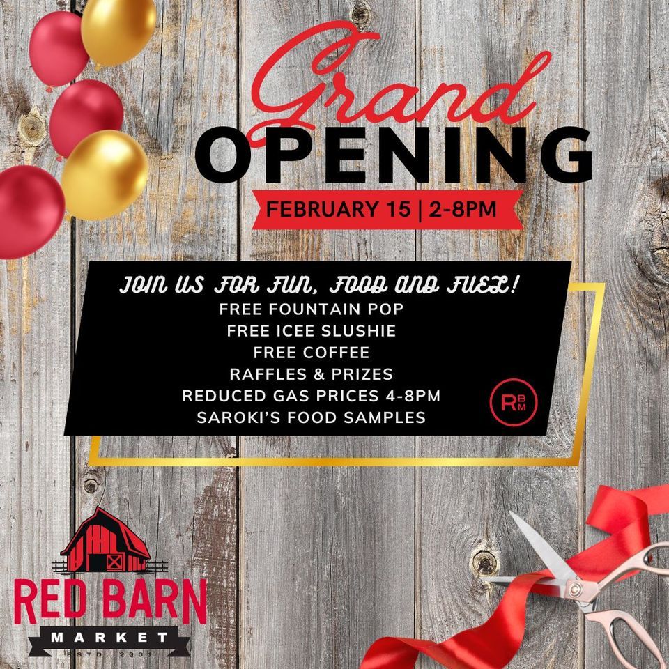 Red Barn Market Ribbon Cutting