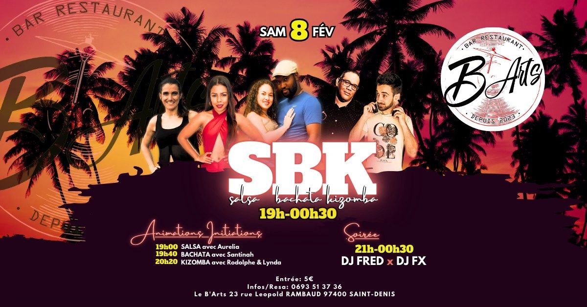 Soir\u00e9e SBK au B'arts "Cit\u00e9 des Arts" - SAM 8 F\u00c9V