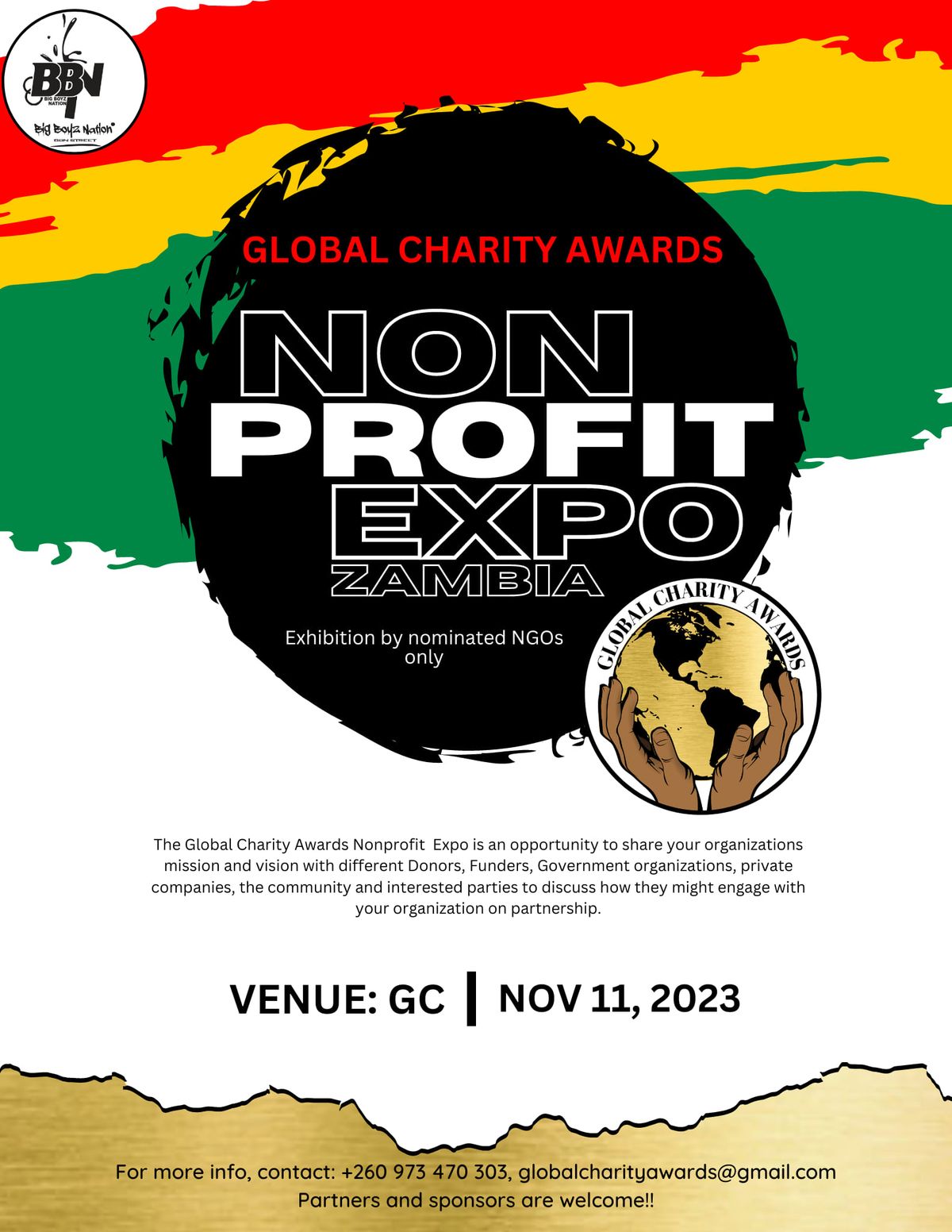 The Global Charity Awards and Non Profit Expo 