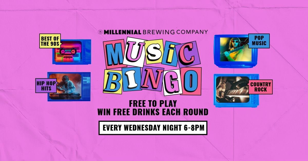 Music Bingo Night @ Millennial - Every Wednesday!