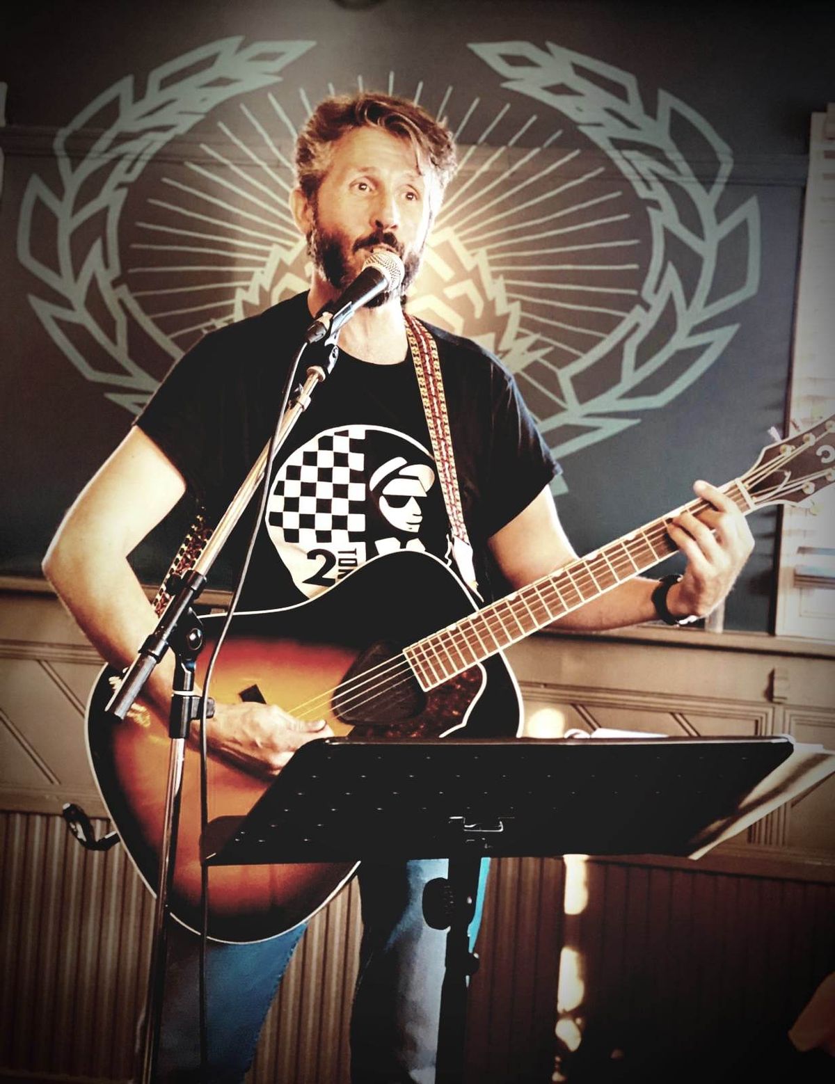 Darren Morgan plays at Firerock Brewing Company