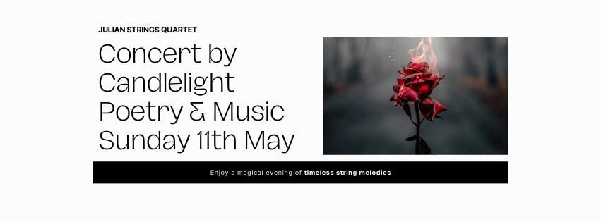 Concert by Candlelight - Poetry & Music evening