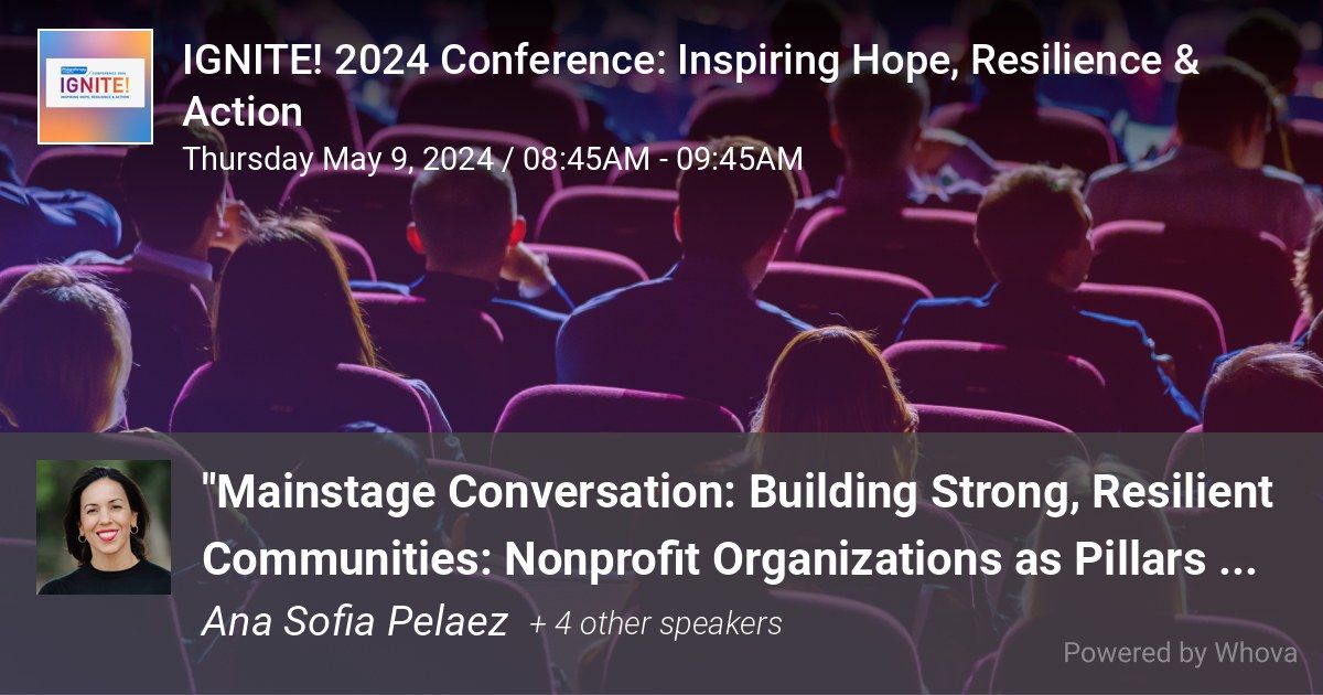 IGNITE! 2024 Conference: Inspiring Hope, Resilience & Action