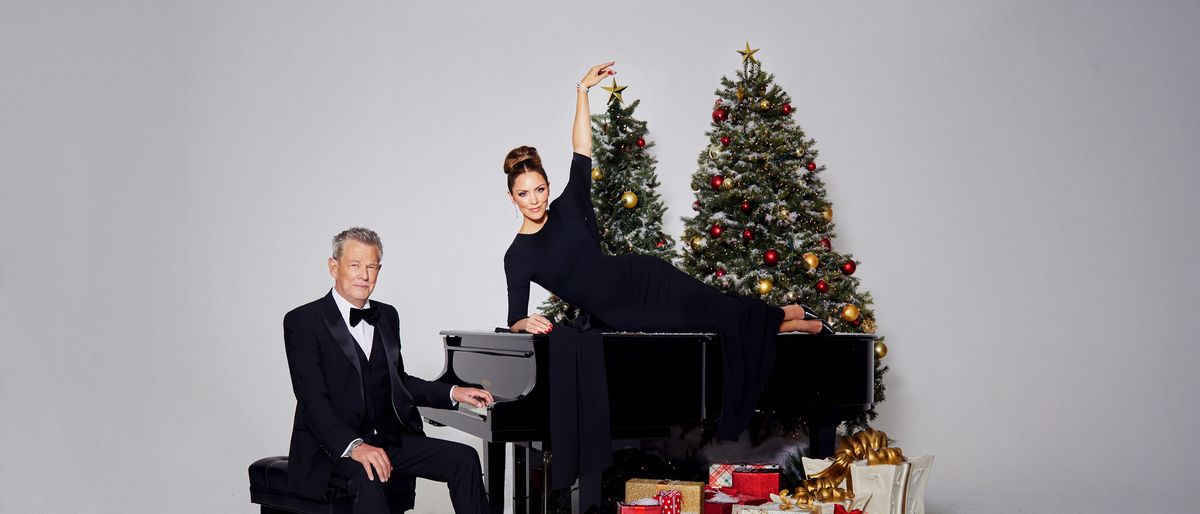 Katharine McPhee, David Foster in Palm Desert