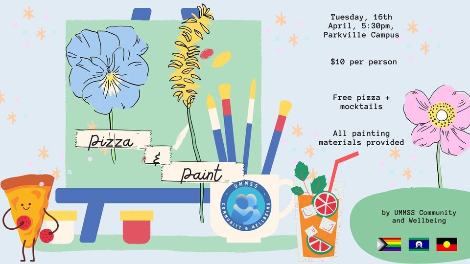 ***SOLD OUT*** Blue Week 2024- Pizza & Paint