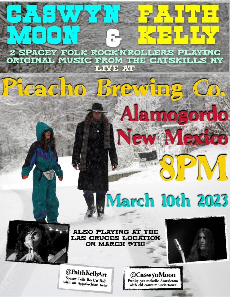 Caswyn Moon & Faith Kelly at Picacho Brewing Co! Alamogordo! 