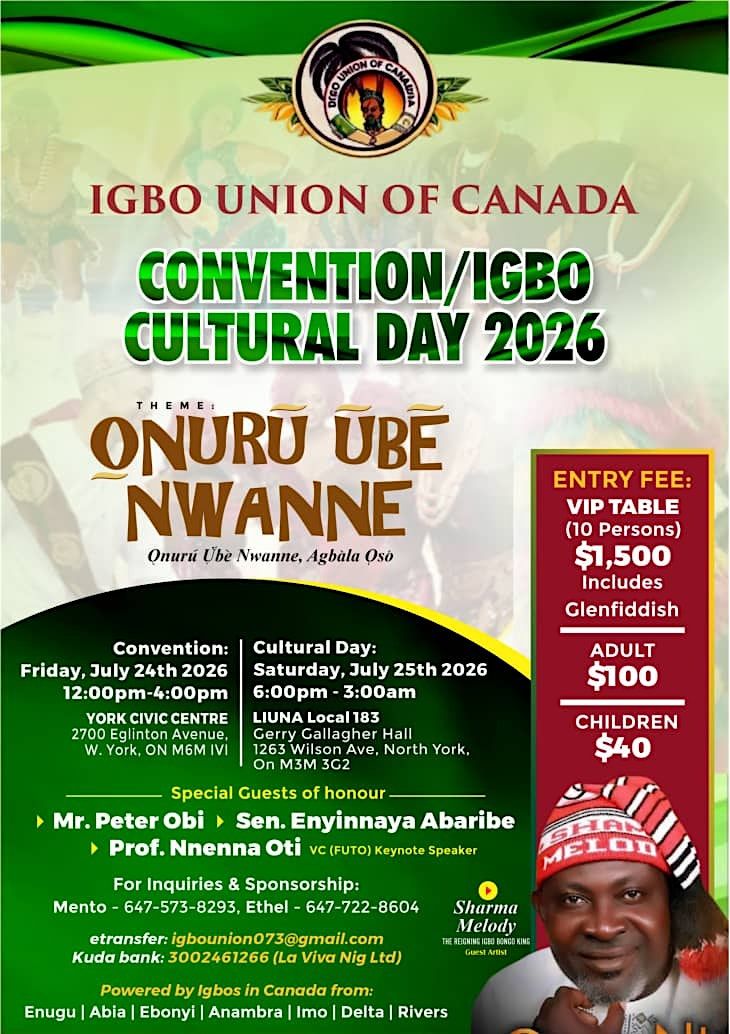 UBE NWANNE : CULTURAL DAY CELEBRATION