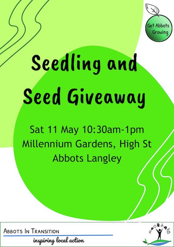 Abbots in Transition annual seedling and seed giveaway
