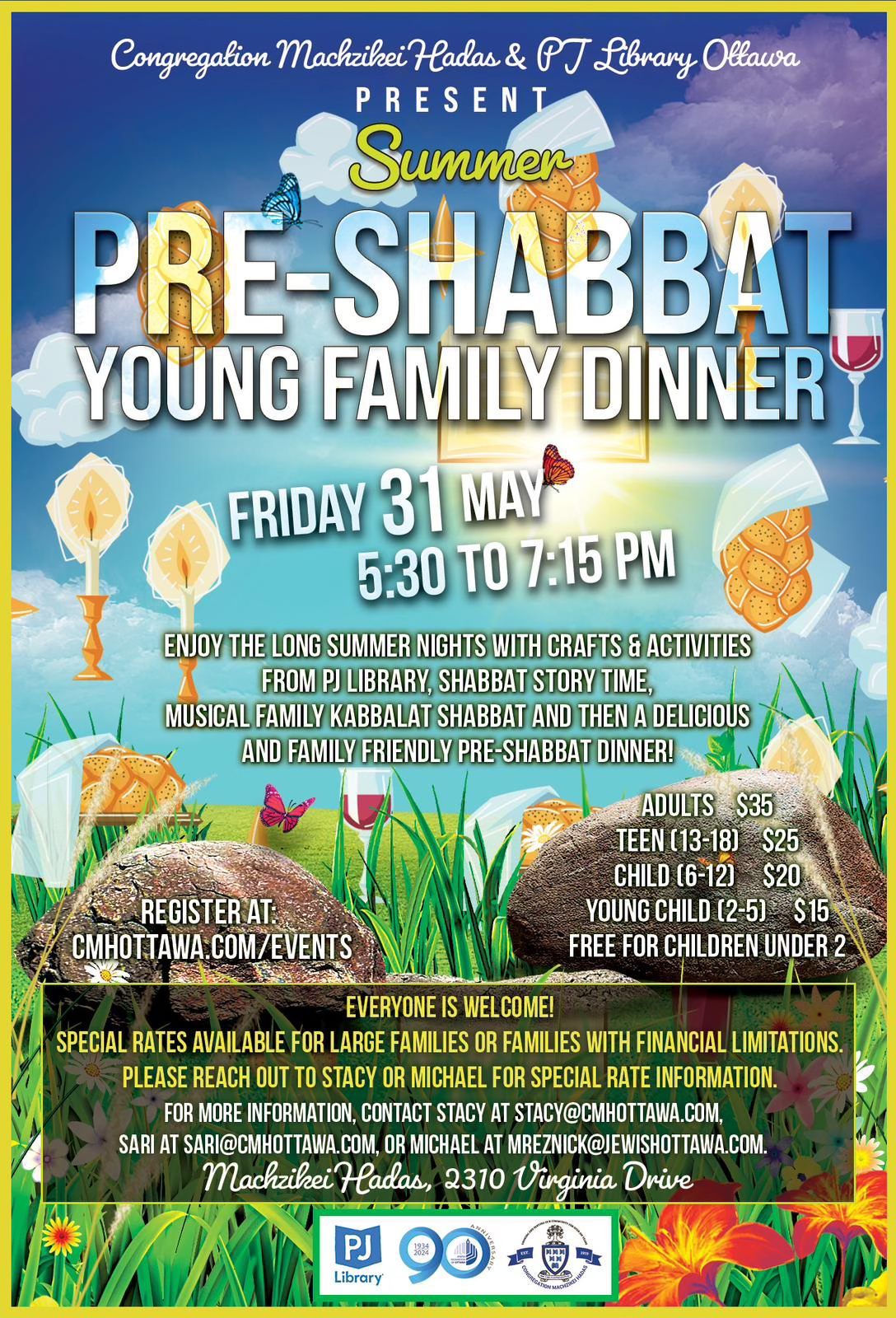 Pre-Shabbat Young Family Dinner