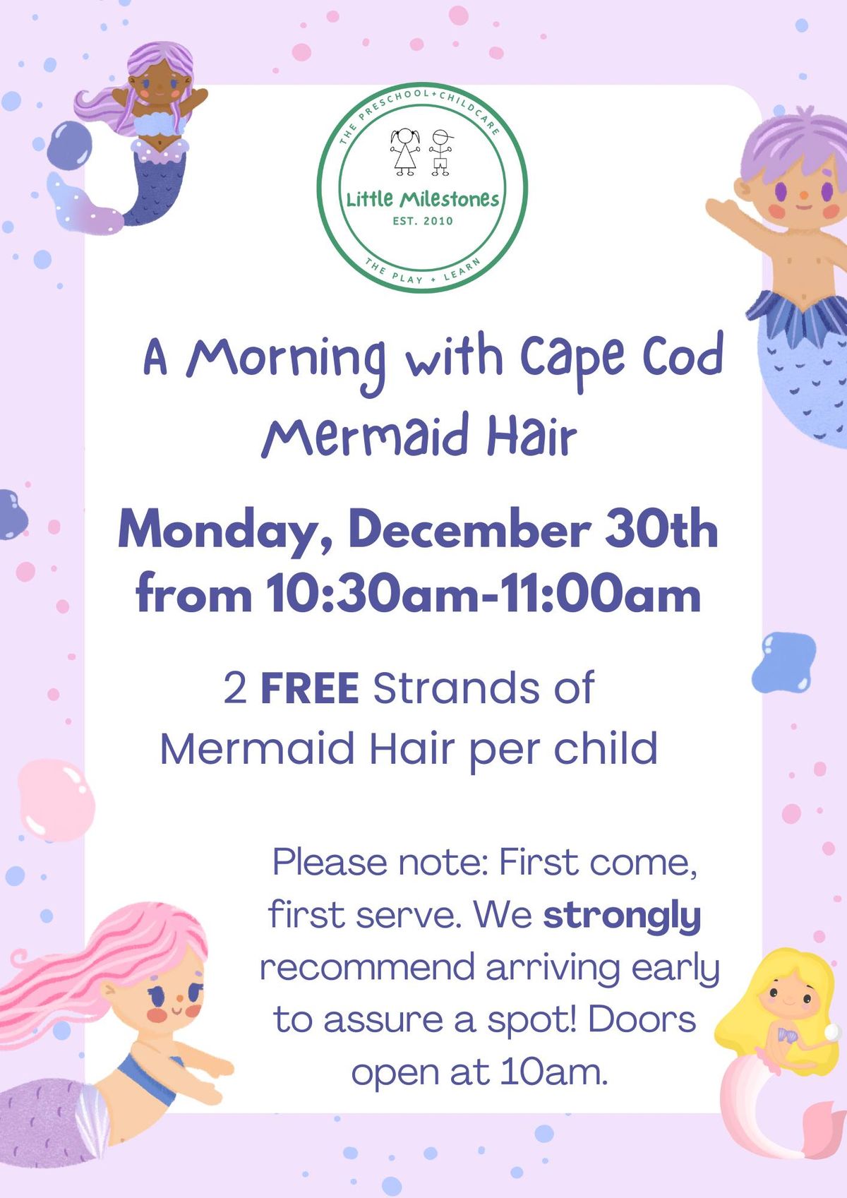 A Morning with Cape Cod Mermaid Hair 