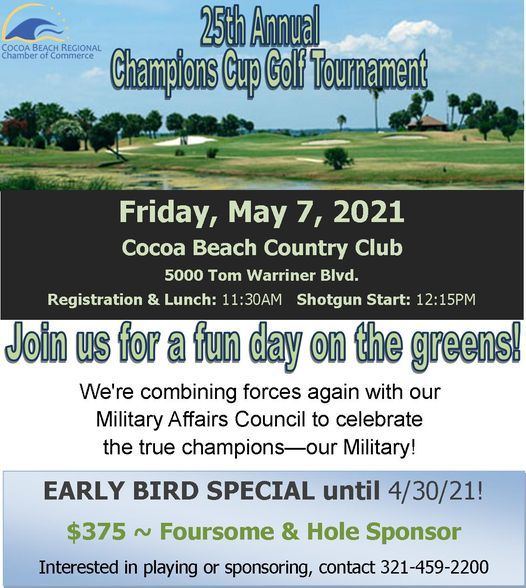 25th Annual Champions Cup Golf Tournament, Cocoa Beach Country Club, 7