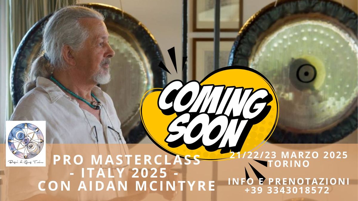 Pro Masterclass con Aidan McIntyre