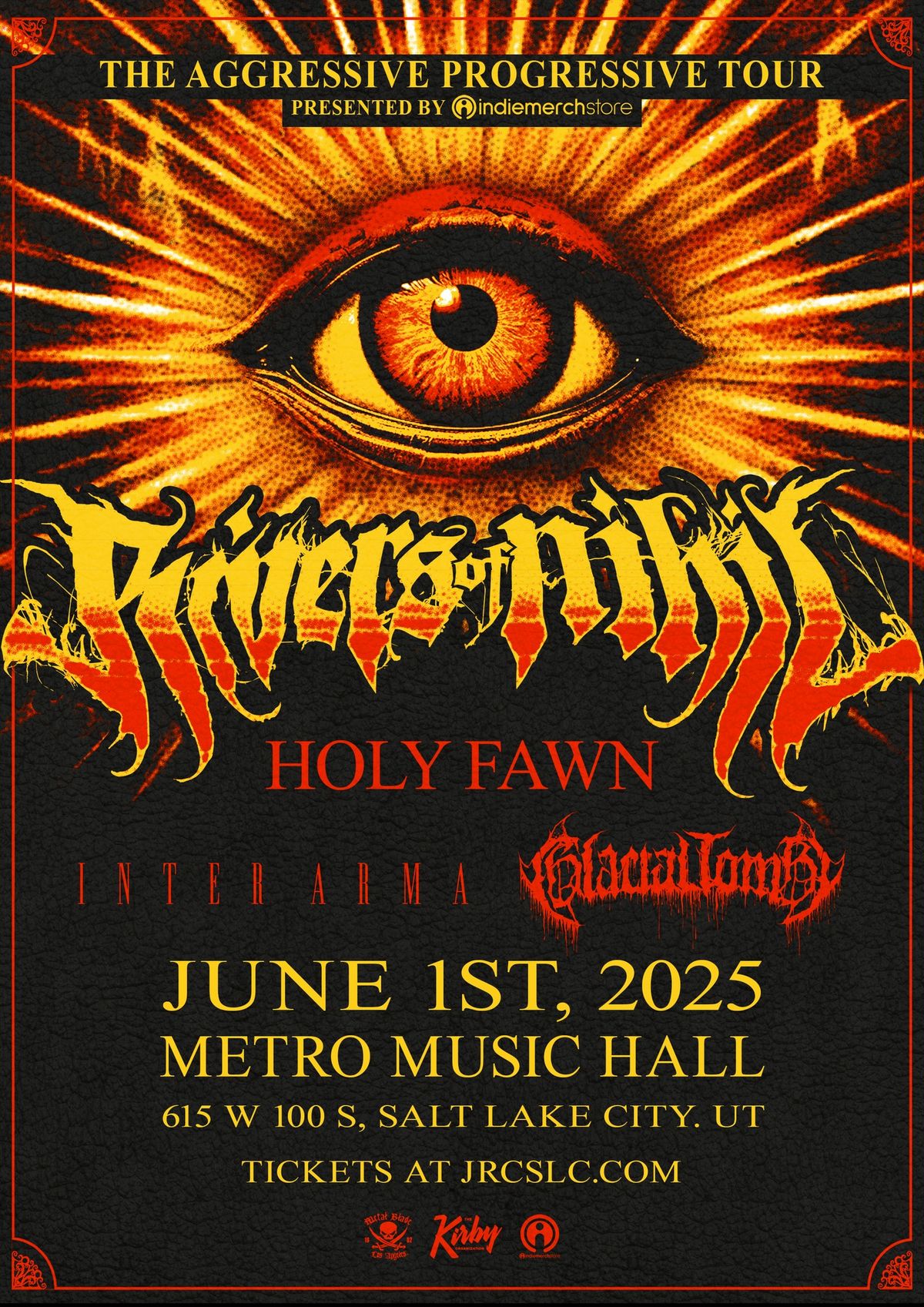 Rivers of Nihil, Holy Fawn, Inter Arma, Glacial Tomb at Metro Music Hall