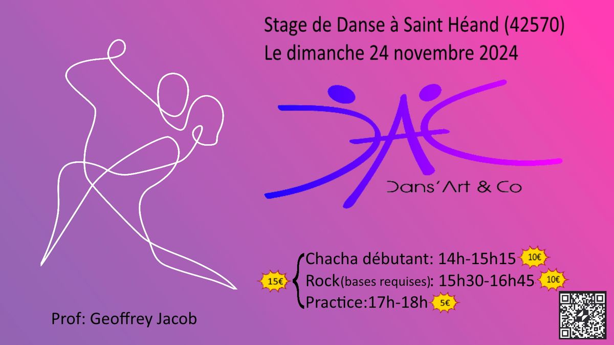 Stage de danse: chacha et rock \u00e0 Saint Heand