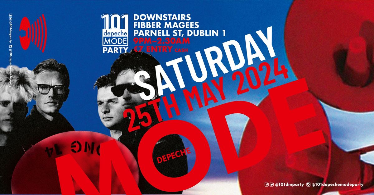 101 Depeche Mode Party, 25th May 2024