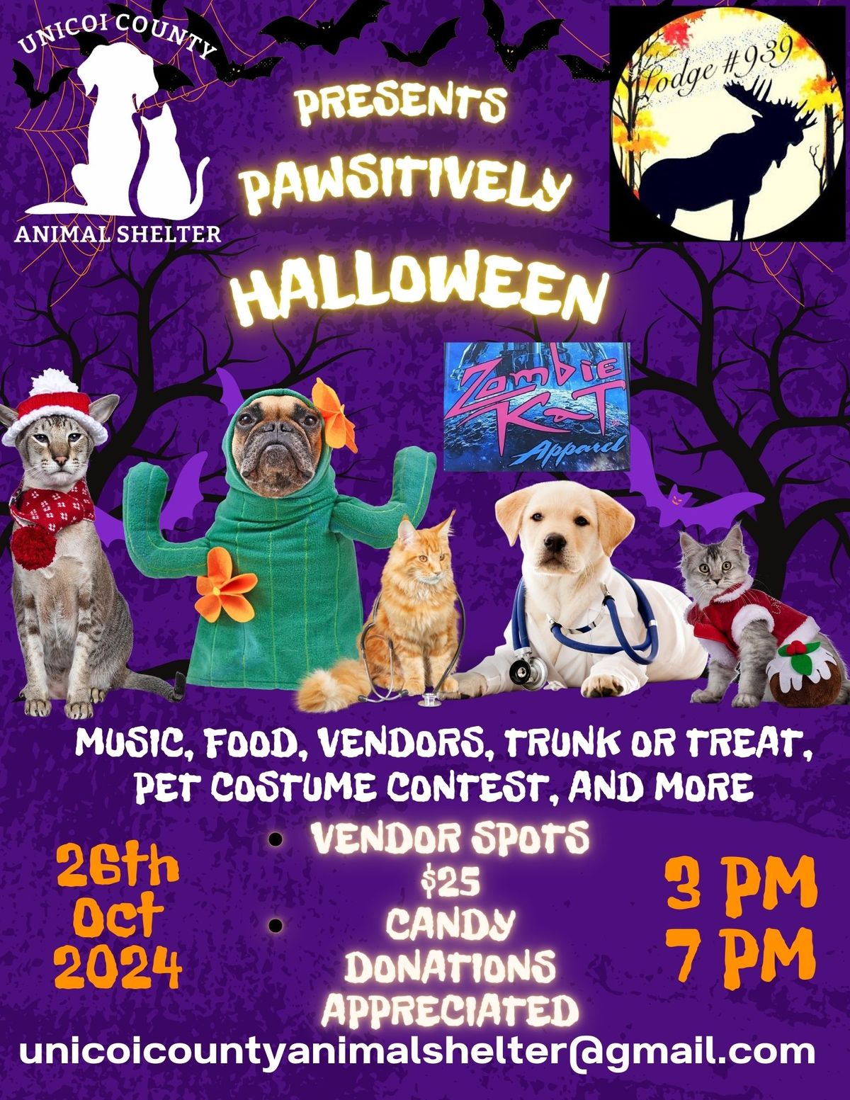 Unicoi County Animal Shelters Pawsitively Halloween 