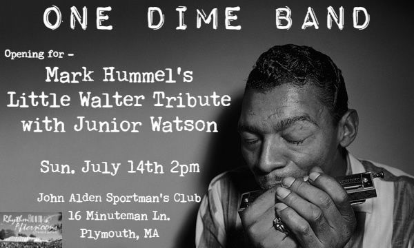 One Dime Band @ Rhythm Room Afternoons Opening for Mark Hummell\u2019s Little Walter Tribute 