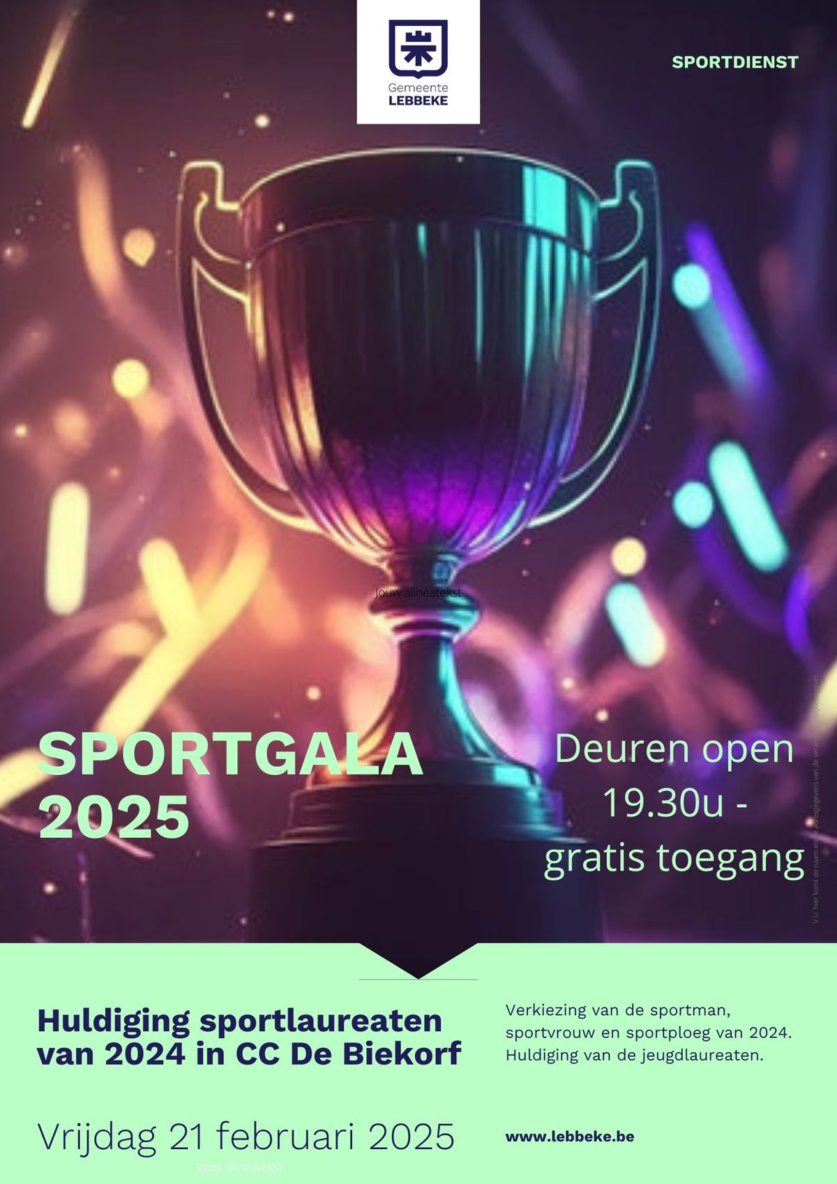 Sportgala 2025 - huldiging sportlaureaten van 2024