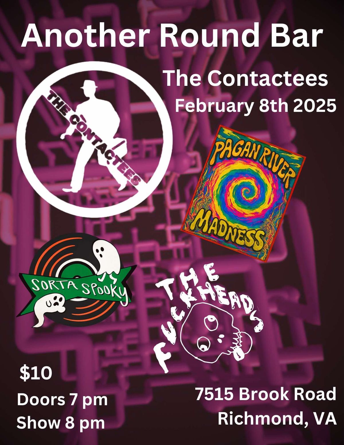 The Contactees, The Fuckheads, Pagan River Madness, Sorta Spooky 