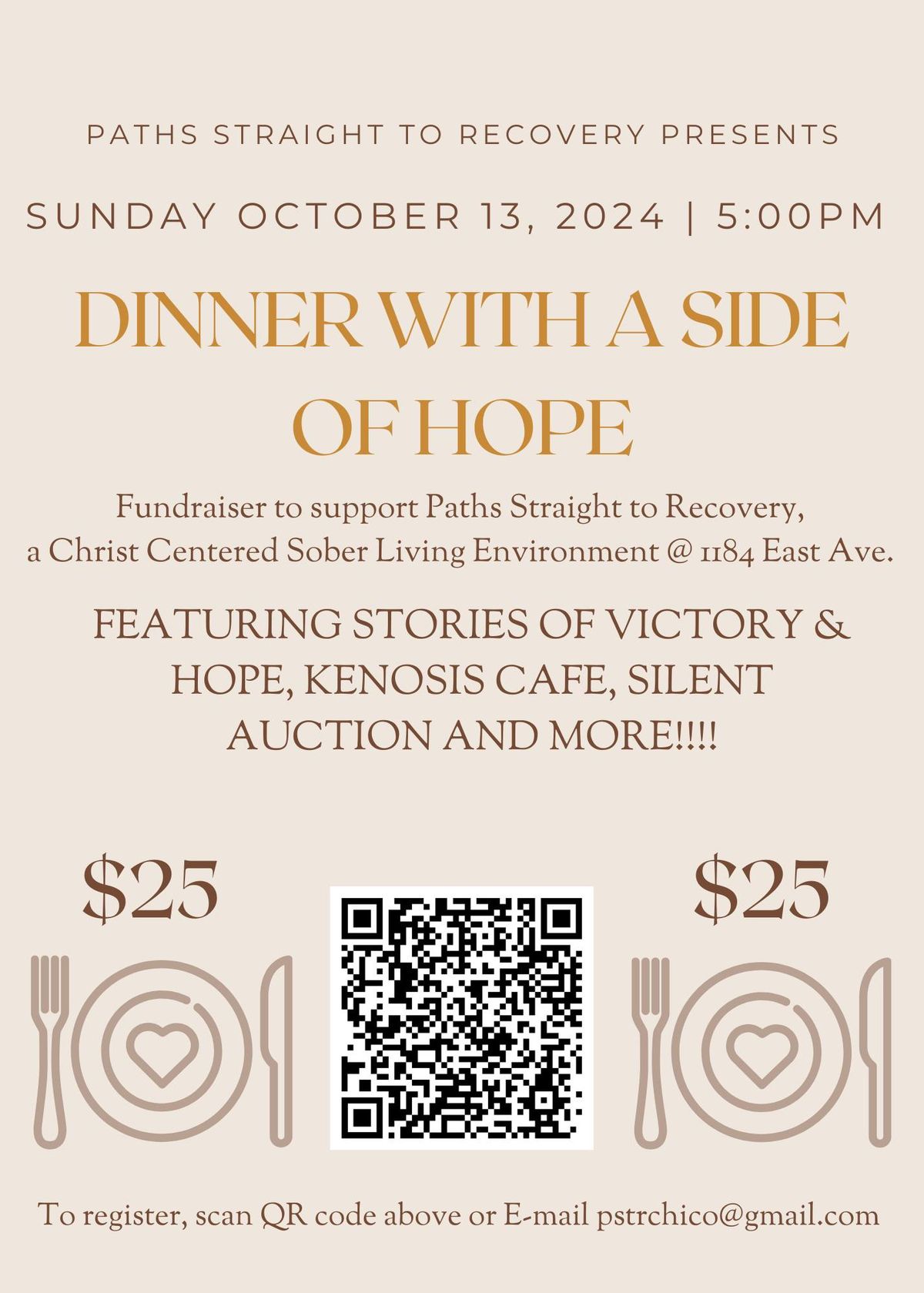 Dinner with a side of Hope 