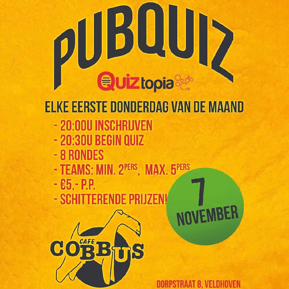 Pubquiz \/ Caf\u00e9 Cobbus 