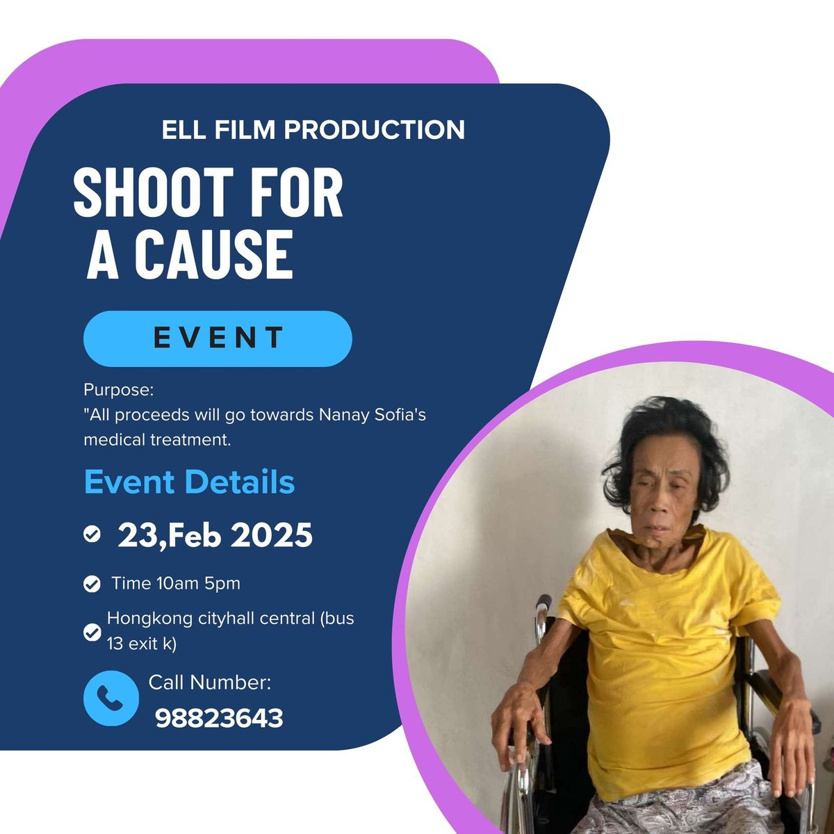 Shoot for a Cause: Help for Nanay Sofia