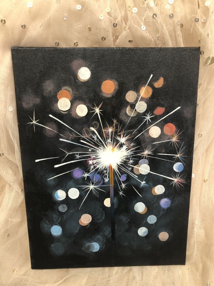 Kayla's NYE Sparkler Canvas