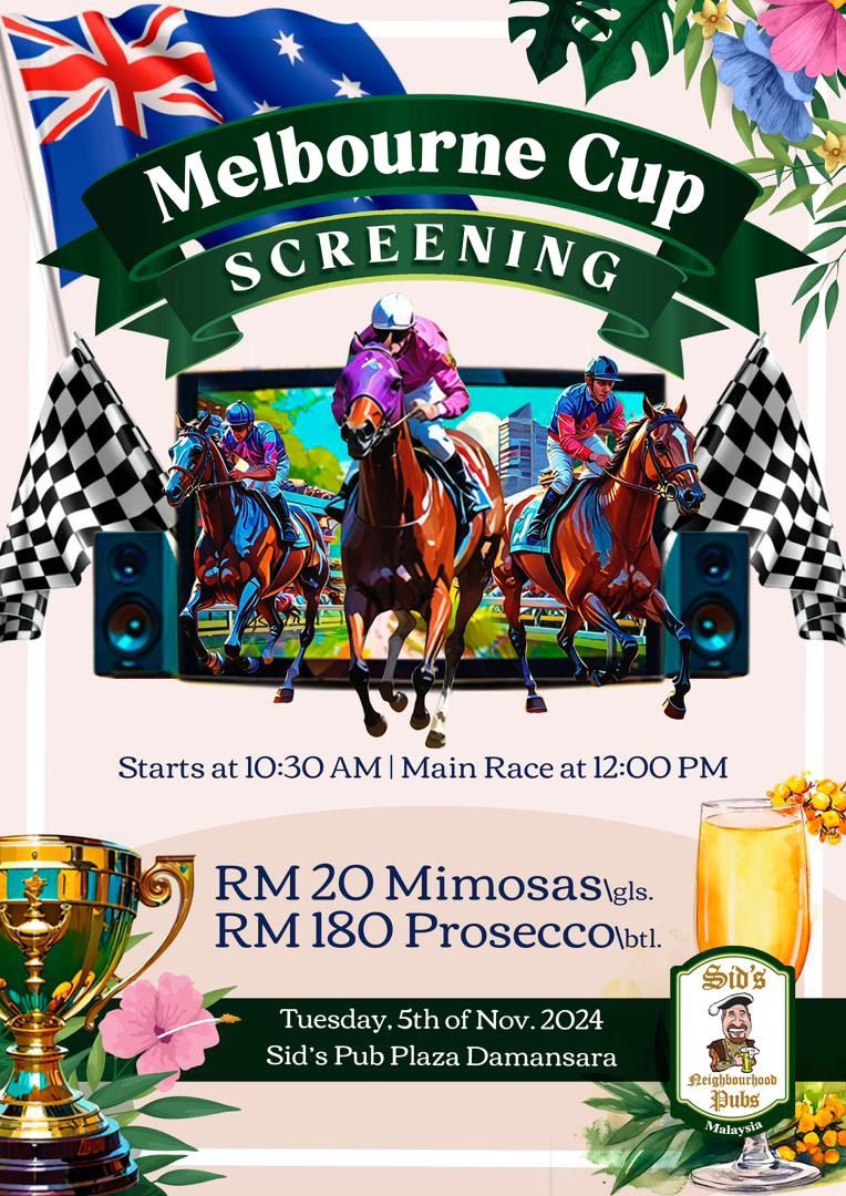 Melbourne Cup LIVE at Sid\u2019s Pub