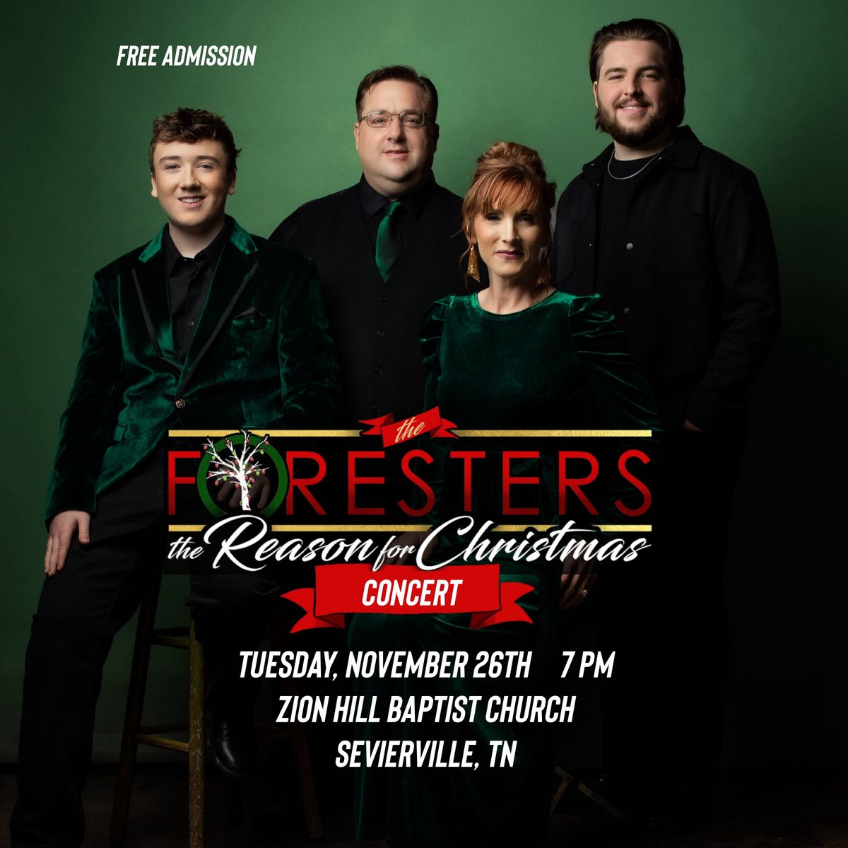 The Foresters - The Reason For Christmas Concert- Sevierville, TN