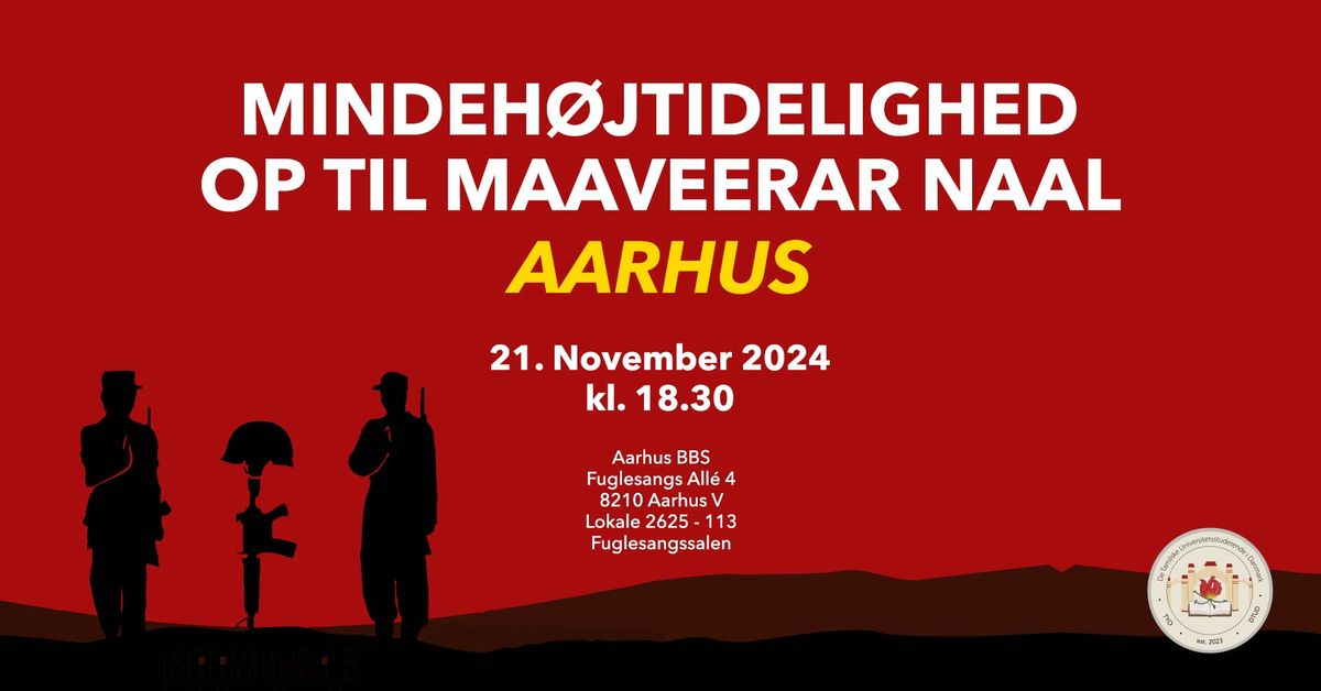 Aarhus - Mindeh\u00f8jtidelighed op til Maaveerar Naal 2024