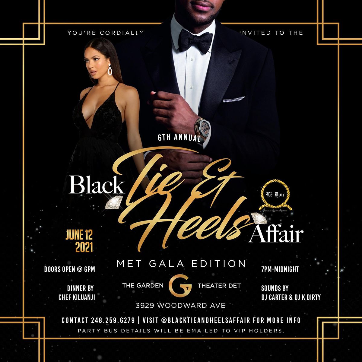 6th Annual Black Tie & Heels Affair : MET GALA EDITION
