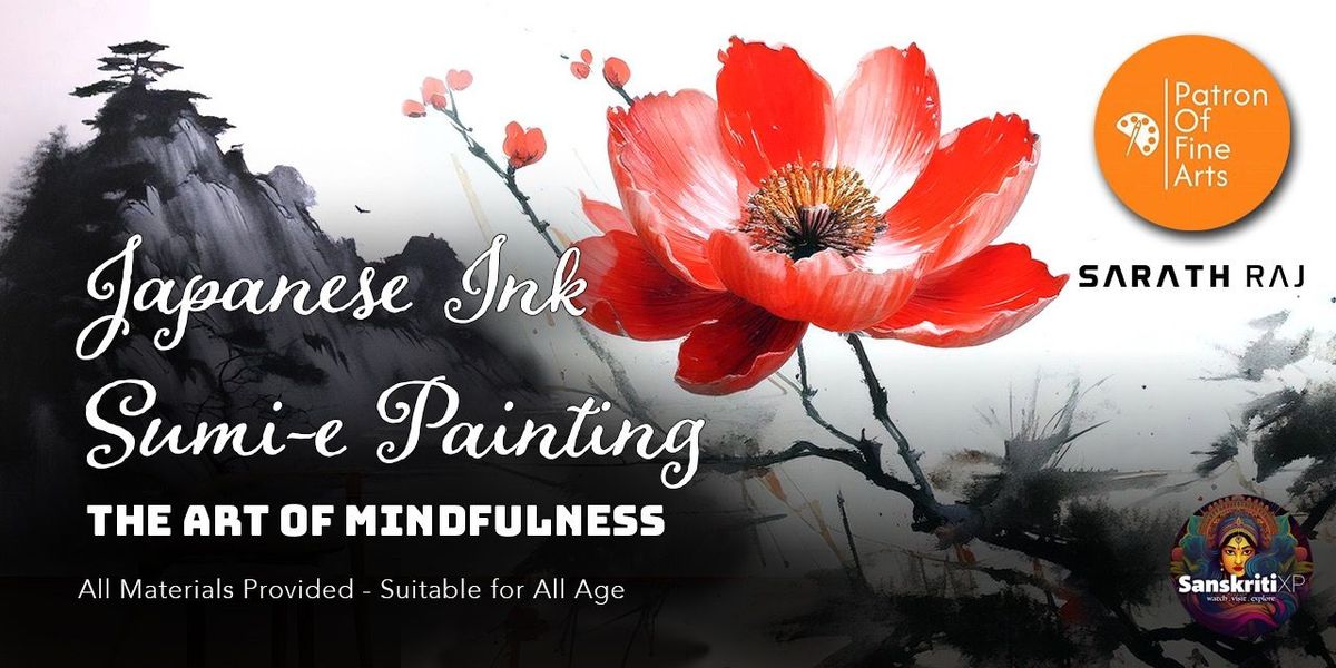 Japanese Ink Sumi-e Painting - Art of mindfulness