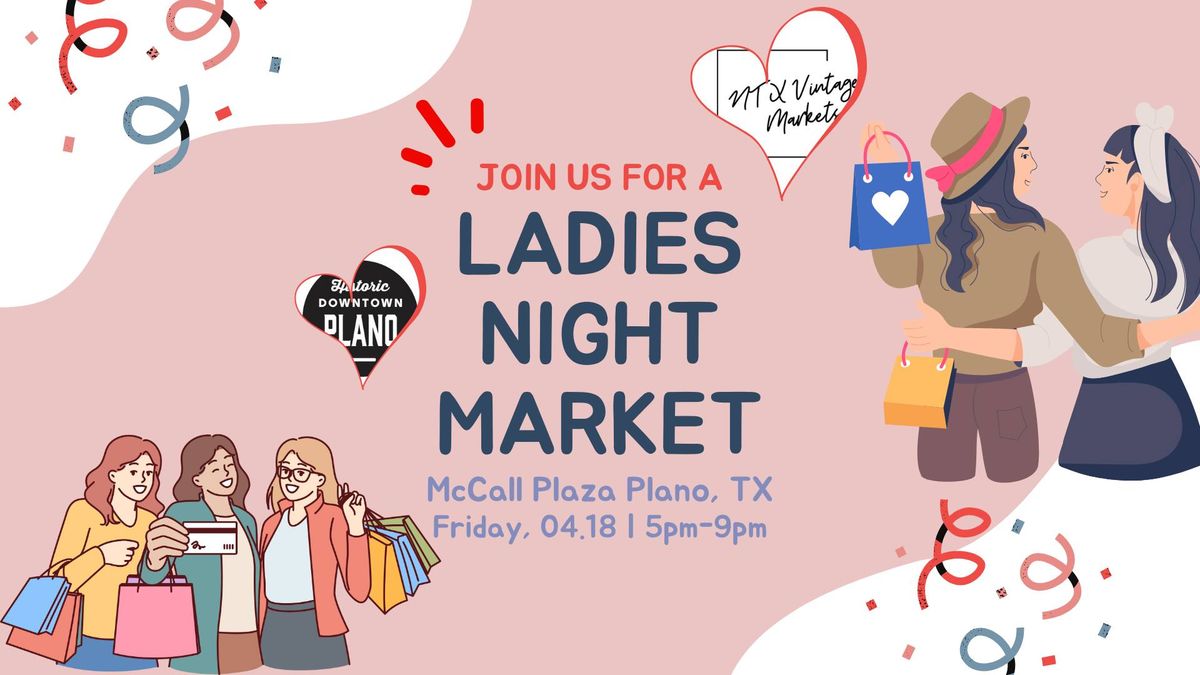 Ladies Night Market in Downtown Plano