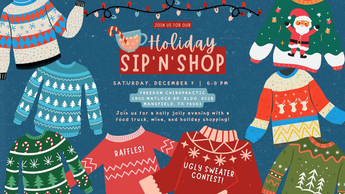 Holiday Sip 'N' Shop