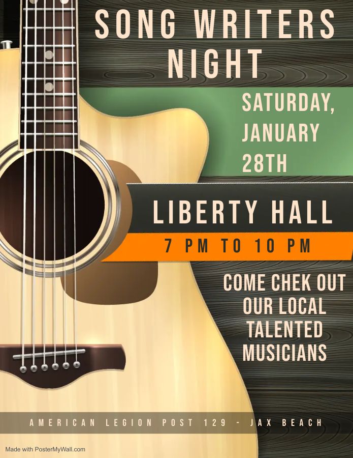 Song Writers Night - Liberty Hall 